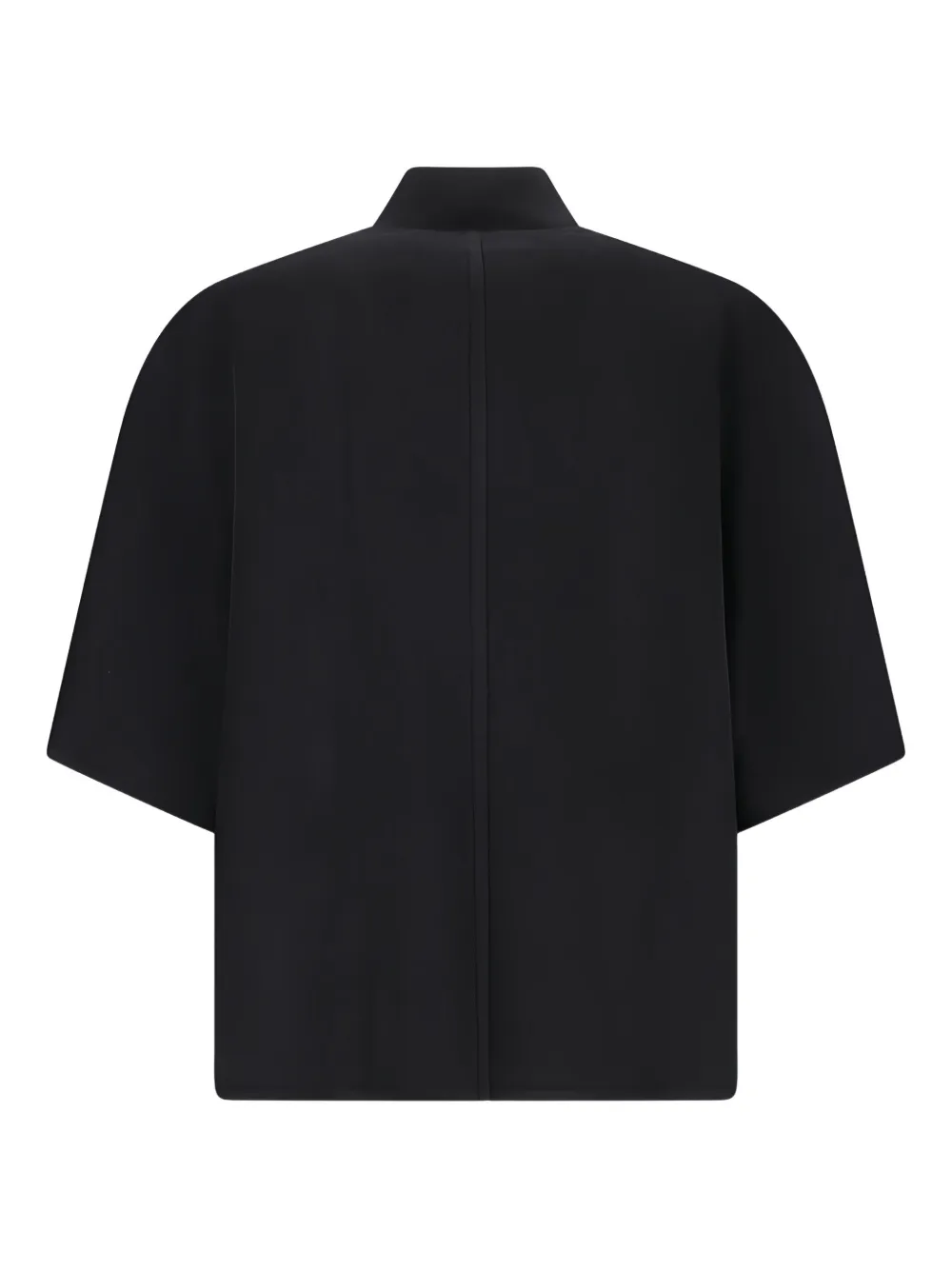 Max Mara short-sleeve cashmere cape Zwart