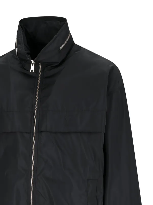 ami⋆* AMI Paris Coupe Zip Windbreaker | Black | FARFETCH