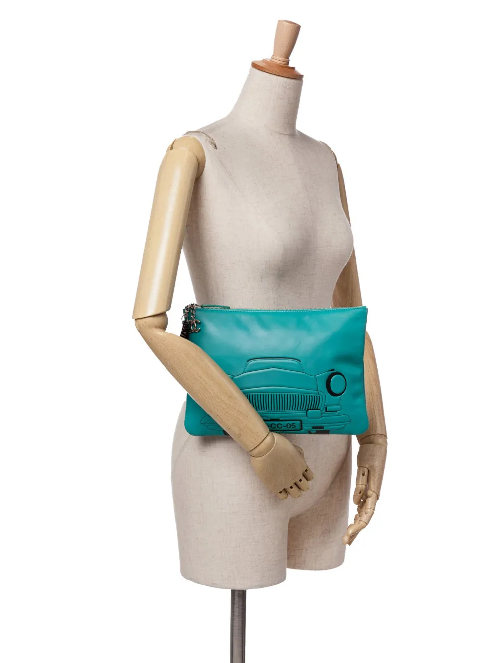 CHANEL Pre-Owned 2016-2017 mittelgroße Clutch mit Print Cuba La Habana O Case | Pre-owned & Archive | Image 2