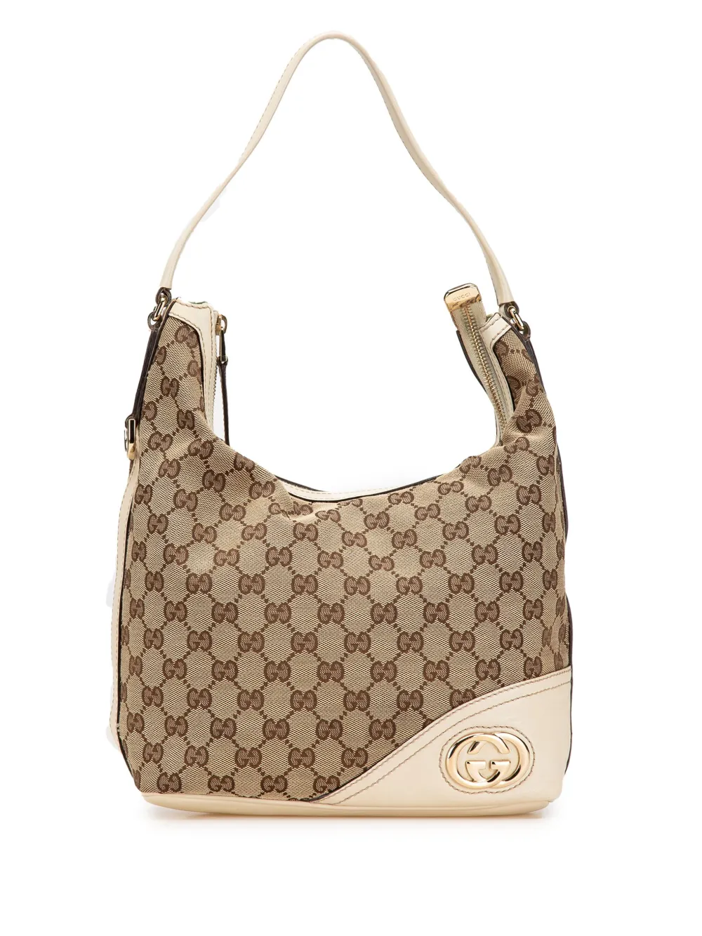 Gucci Pre-Owned 2000-2015 GG Canvas New Britt shoulder bag - ブラウン Gucci Pre-Owned 2000-2015 GG Canvas New Britt shoulder bag - ブラウン