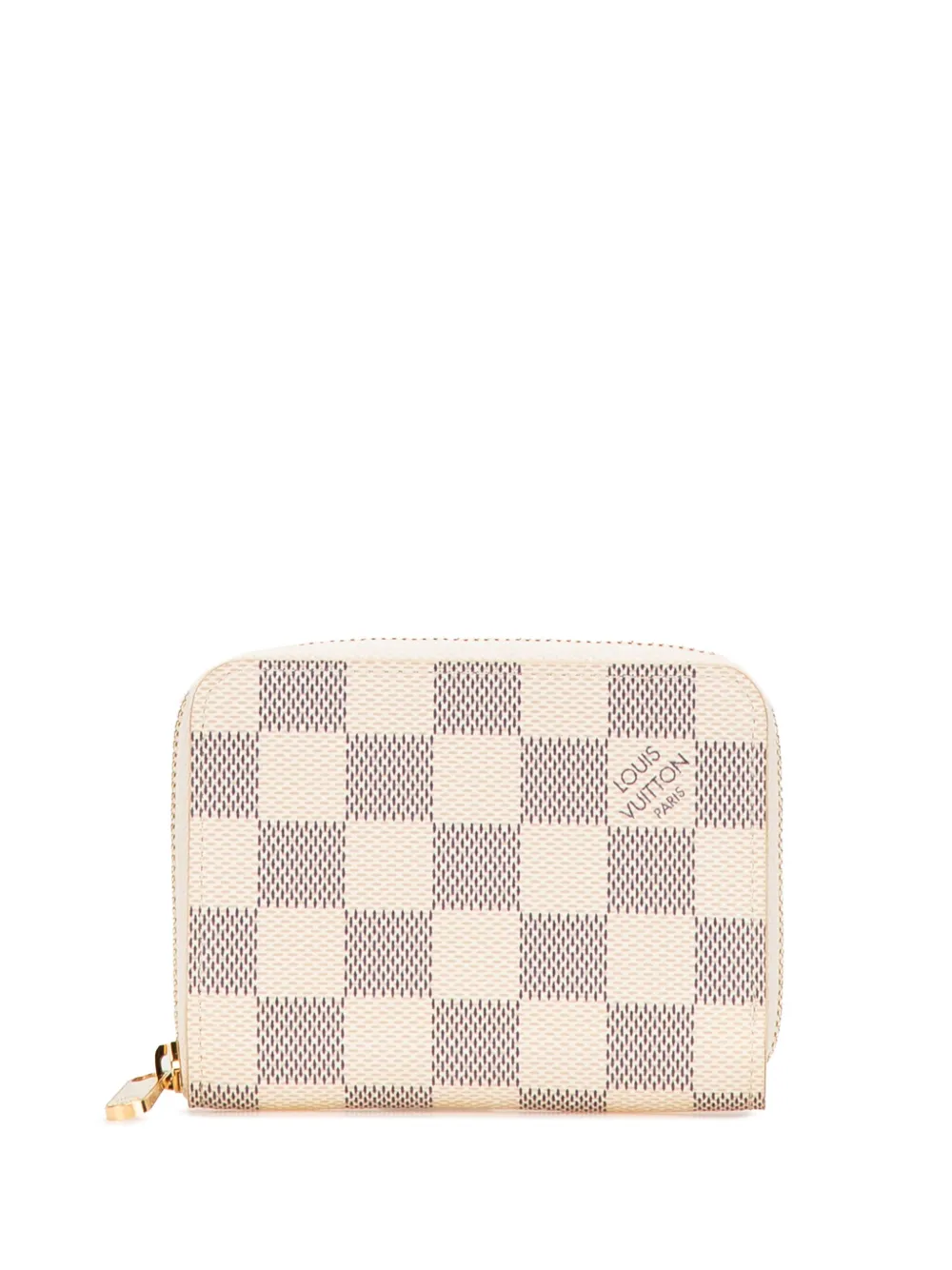Pre-owned Louis Vuitton 2020 Damier Azur Zippy Purse Coin Pouch