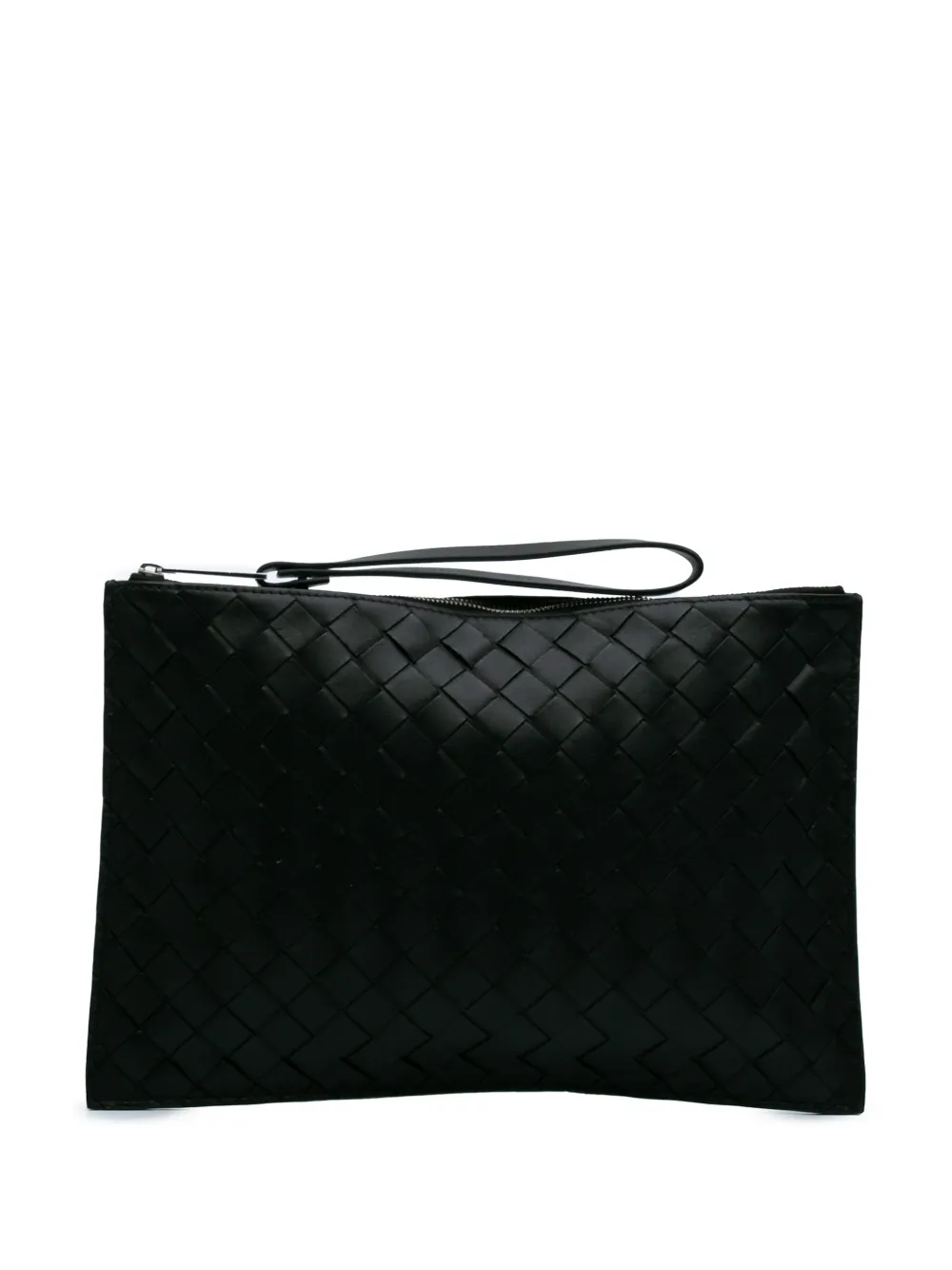 Bottega Veneta Pre-Owned 2012-2024 Medium Nappa Intrecciato Flat Pouch Bottega Veneta Pre-Owned 2012-2024 Medium Nappa Intrecciato Flat Pouch