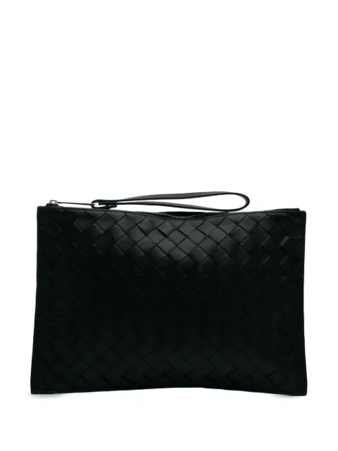Bottega Veneta Pre-Owned 2012-2024 Medium Nappa Intrecciato Flat Pouch clutch bag