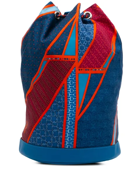 Hermès Pre-Owned 2013 Silk and Evercolor Carre en Cravates Sac Soie Cool backpack