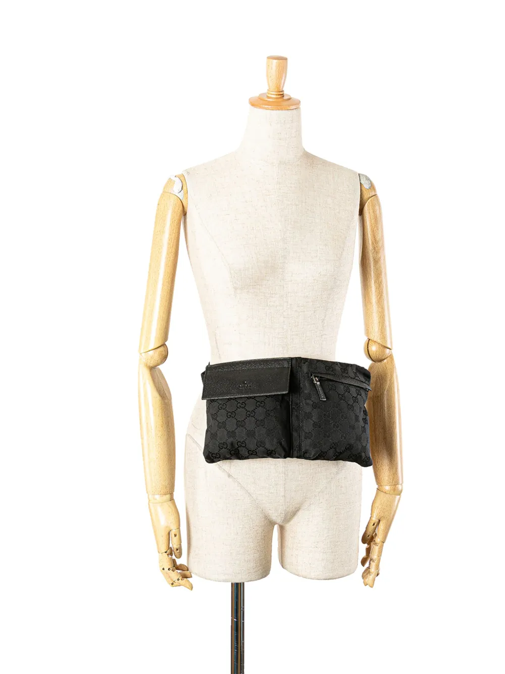 Gucci Pre-Owned 2000-2015 GG Canvas Double Pocket belt bag | Pre-Owned | Image 2