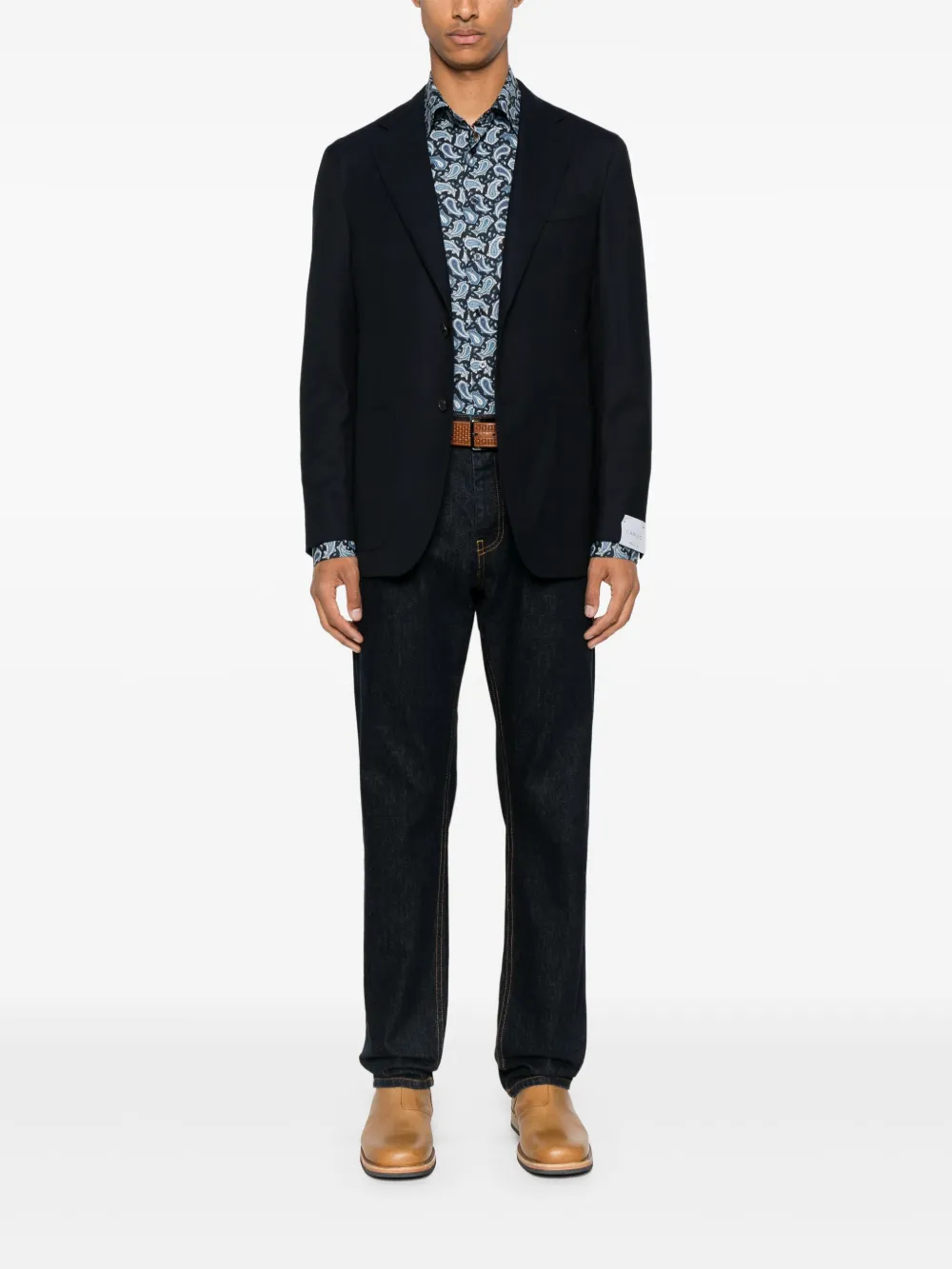 ETRO paisley-print shirt - Blauw