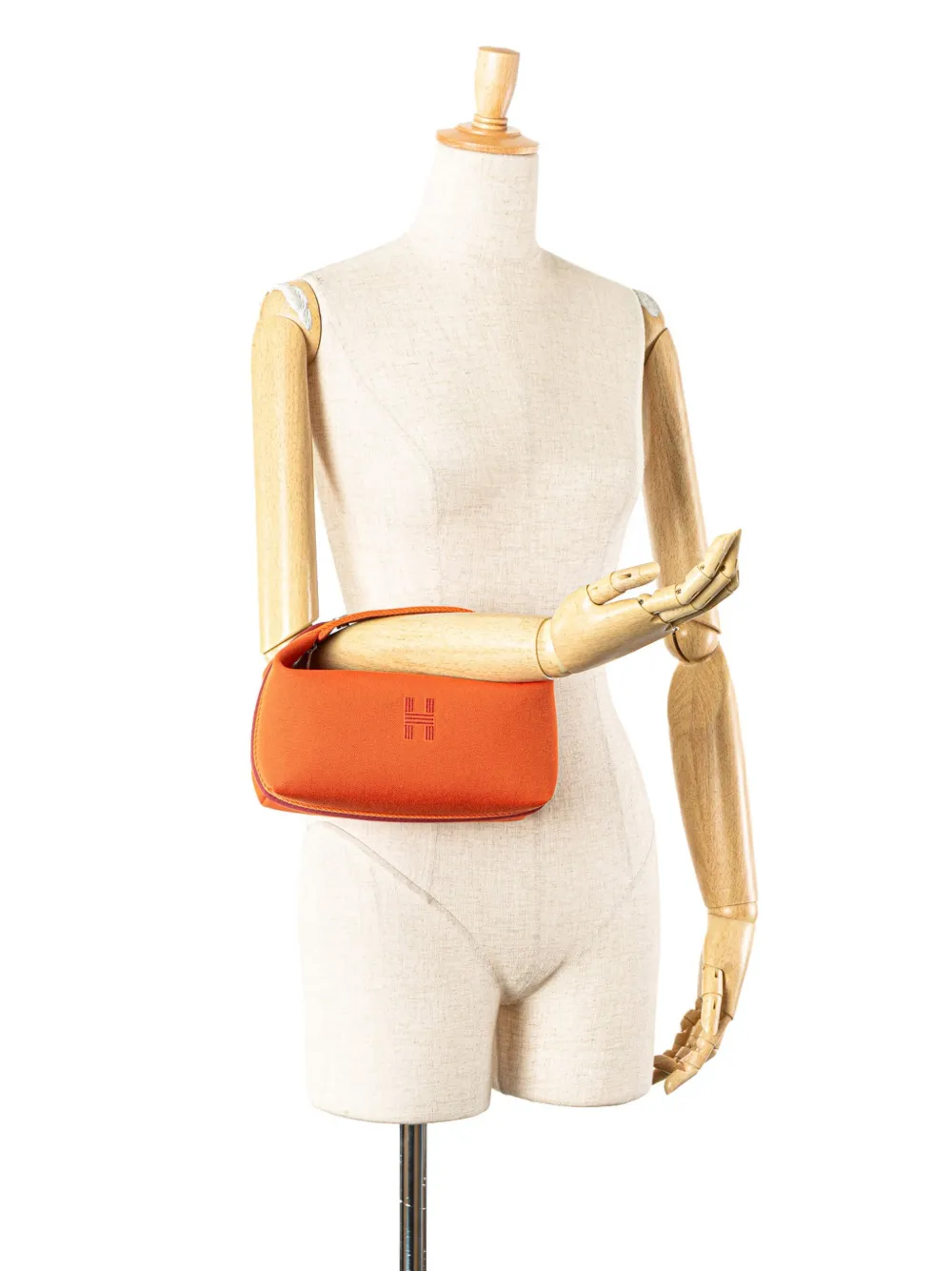 Hermès Pre-Owned 2012-2024 Small Toile Bride A Brac vanity bag | Pre-Owned | Image 2
