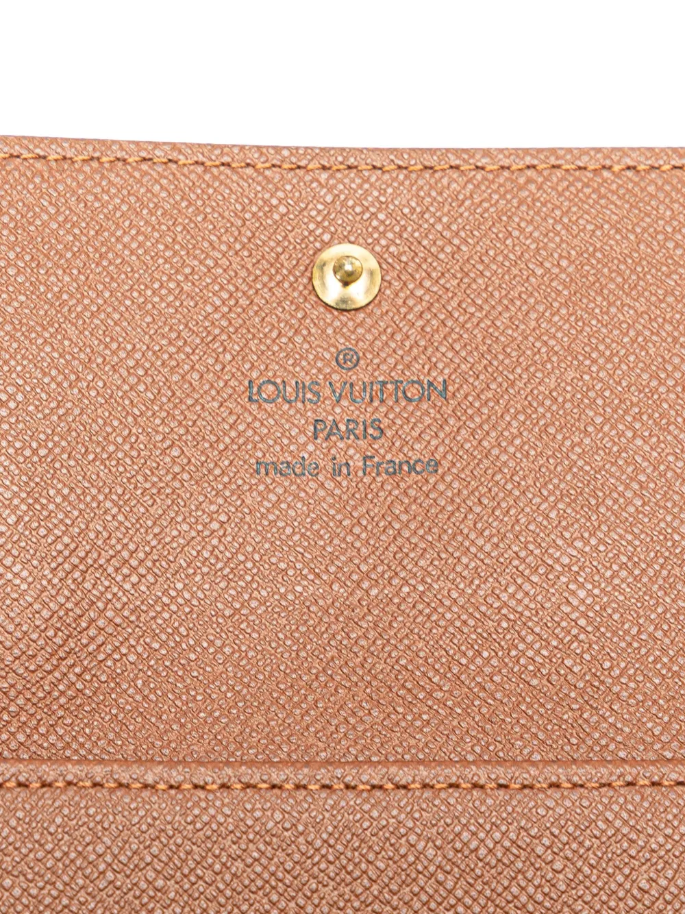 Pre-owned Louis Vuitton 2003 Monogram Portefeuille Elise Wallet Small Wallets