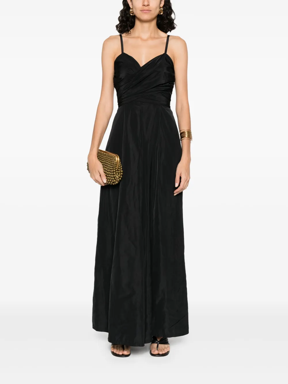 MOUTAKI wide-leg jumpsuit - Zwart