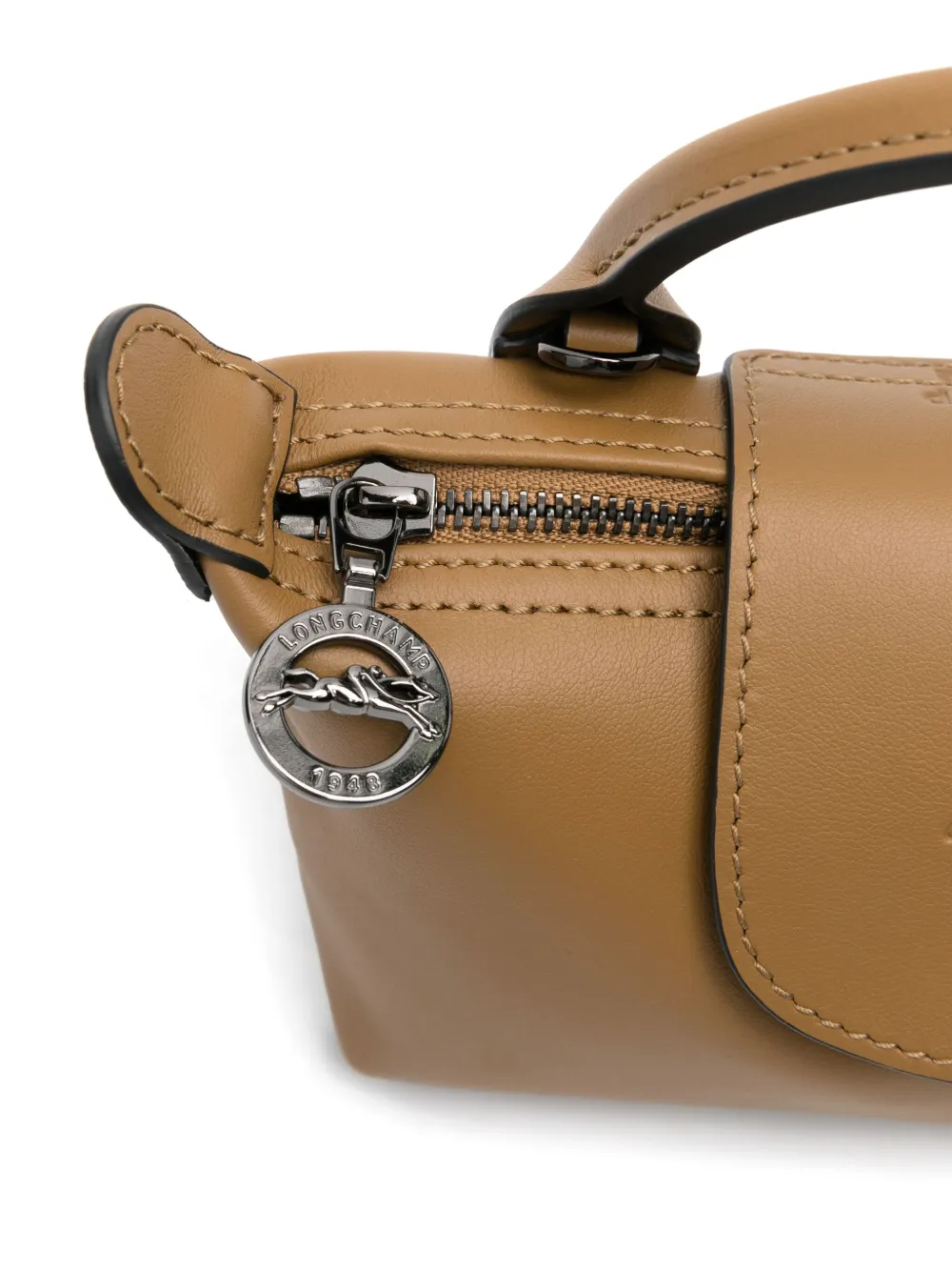 Longchamp Le Pliage Xtra XS mini-tas Bruin