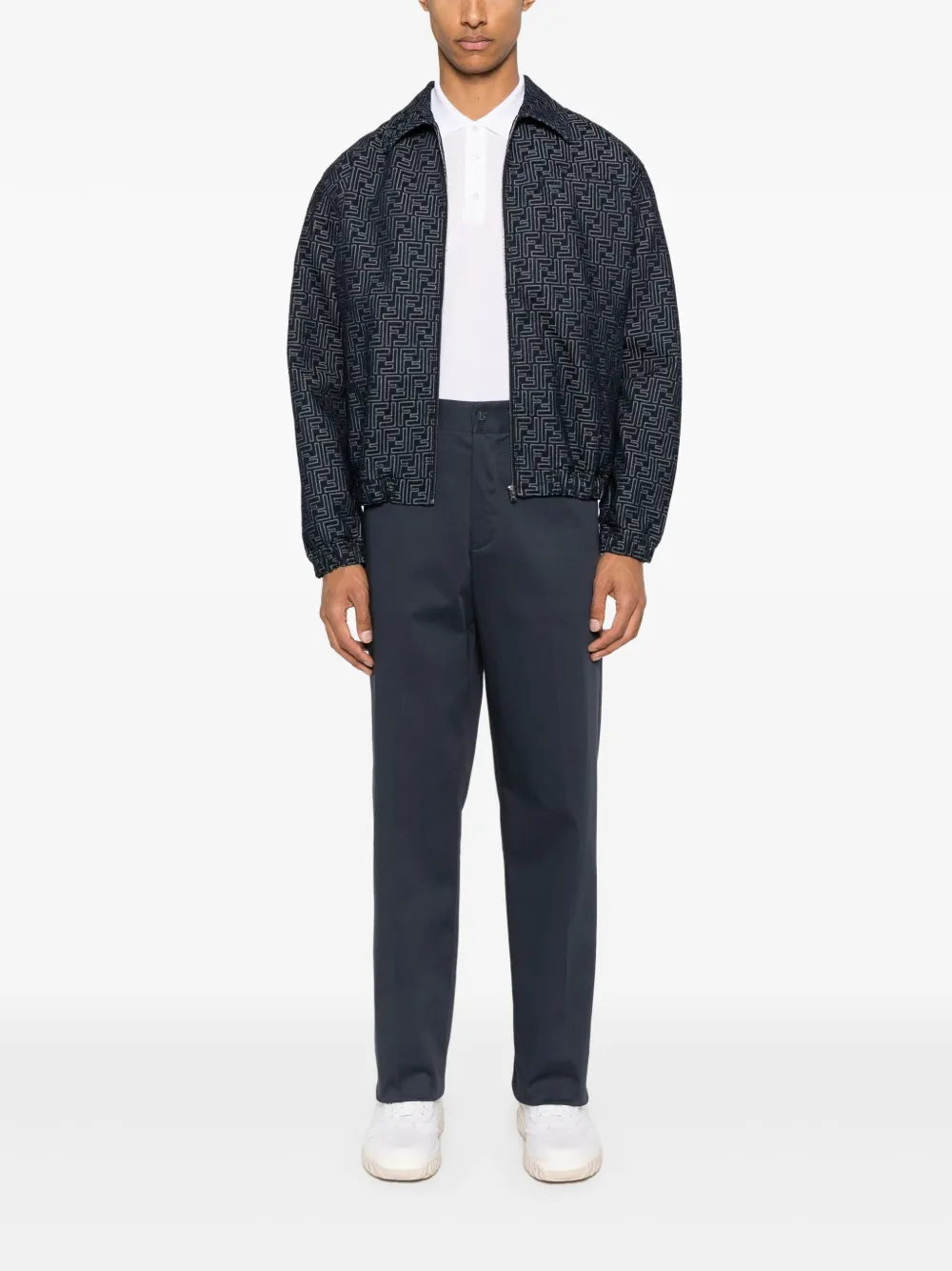 FENDI Katoenen poloshirt - Wit