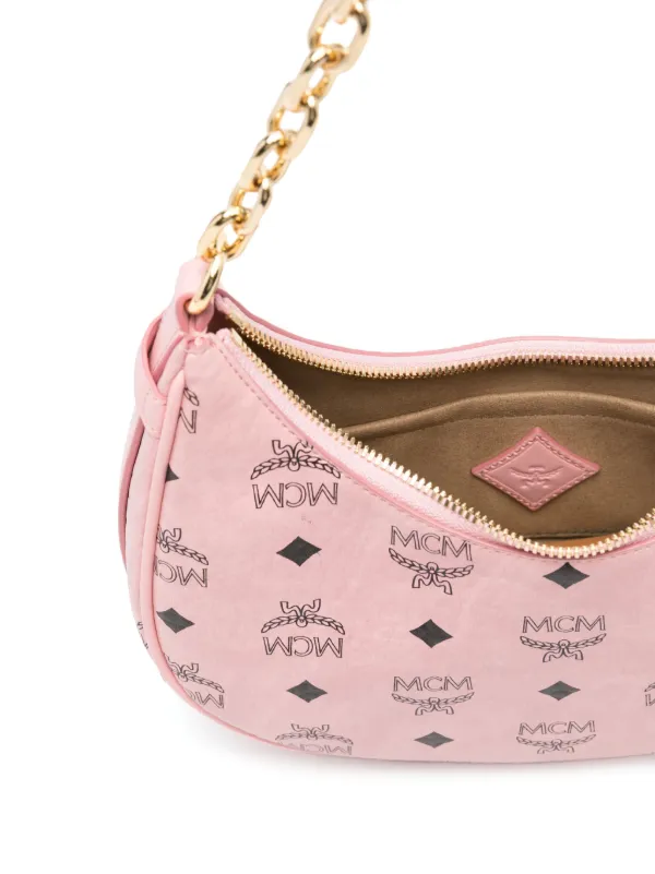 MCM monogram-print Tote Bag | Pink | FARFETCH