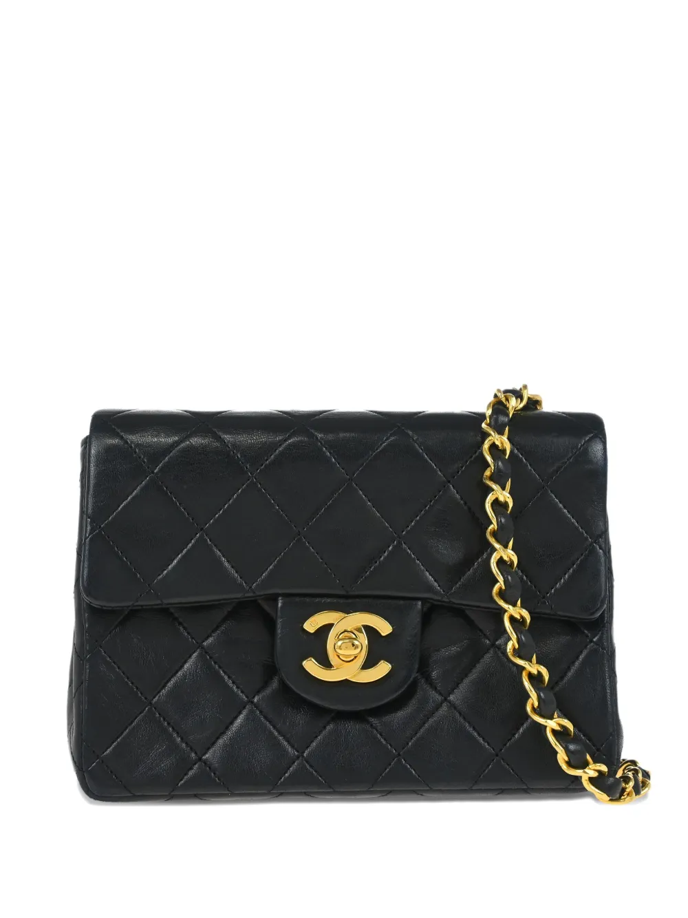 CHANEL Pre-Owned mini sac porté épaule Square Flap (1990) | noir | Image 1