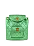 CHANEL Pre-Owned 1992 small Duma backpack - Green