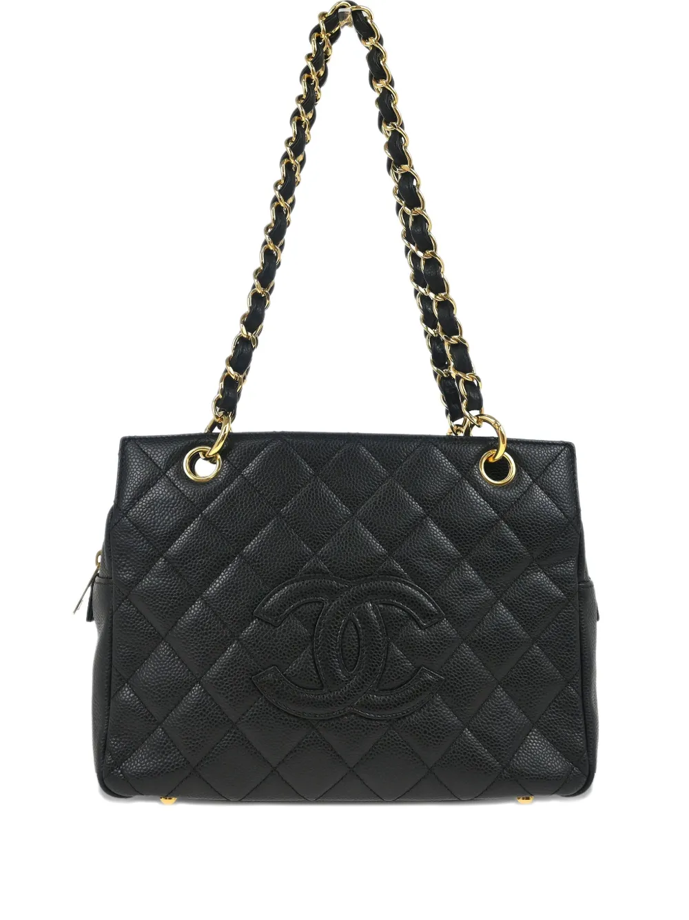 CHANEL Pre-Owned 2008 タイムレス ハンドバッグ プチ - ブラック CHANEL Pre-Owned 2008 タイムレス ハンドバッグ プチ - ブラック
