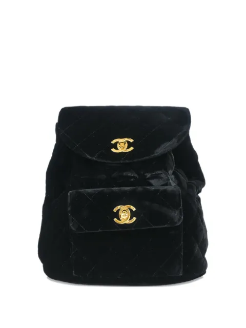 CHANEL Pre-Owned grand sac à dos Duma en cuir (1995)