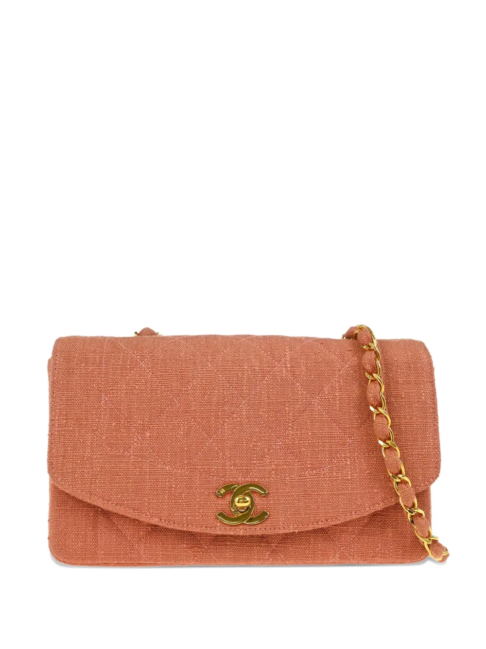 CHANEL Pre-Owned 1992 ダイアナ ショルダーバッグ S - ピンク CHANEL Pre-Owned 1992 ダイアナ ショルダーバッグ S - ピンク