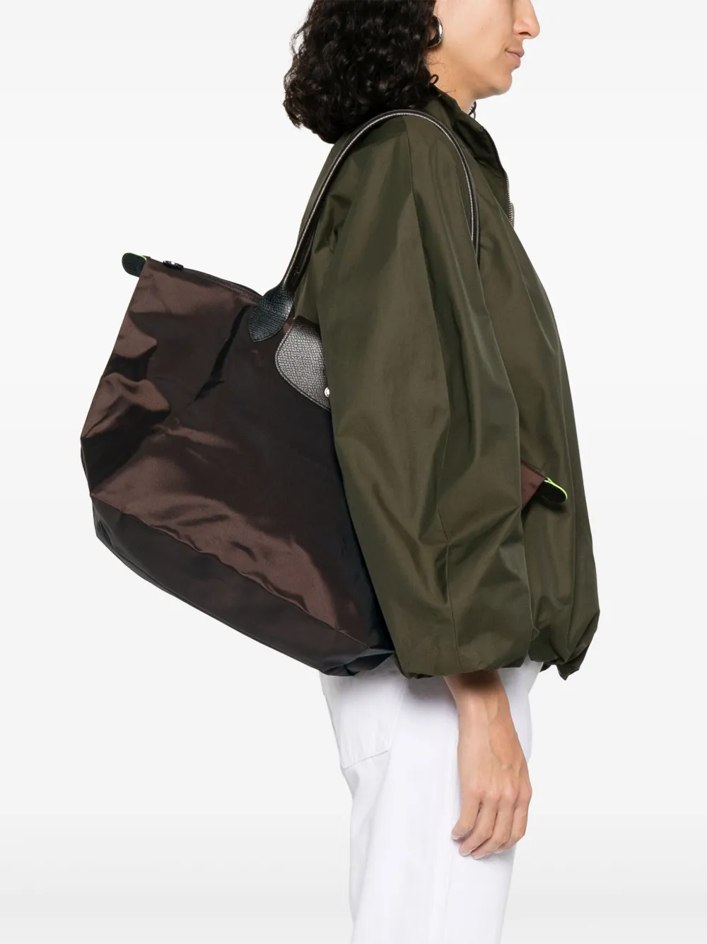 Longchamp Le Pliage shoulder bag - Bruin