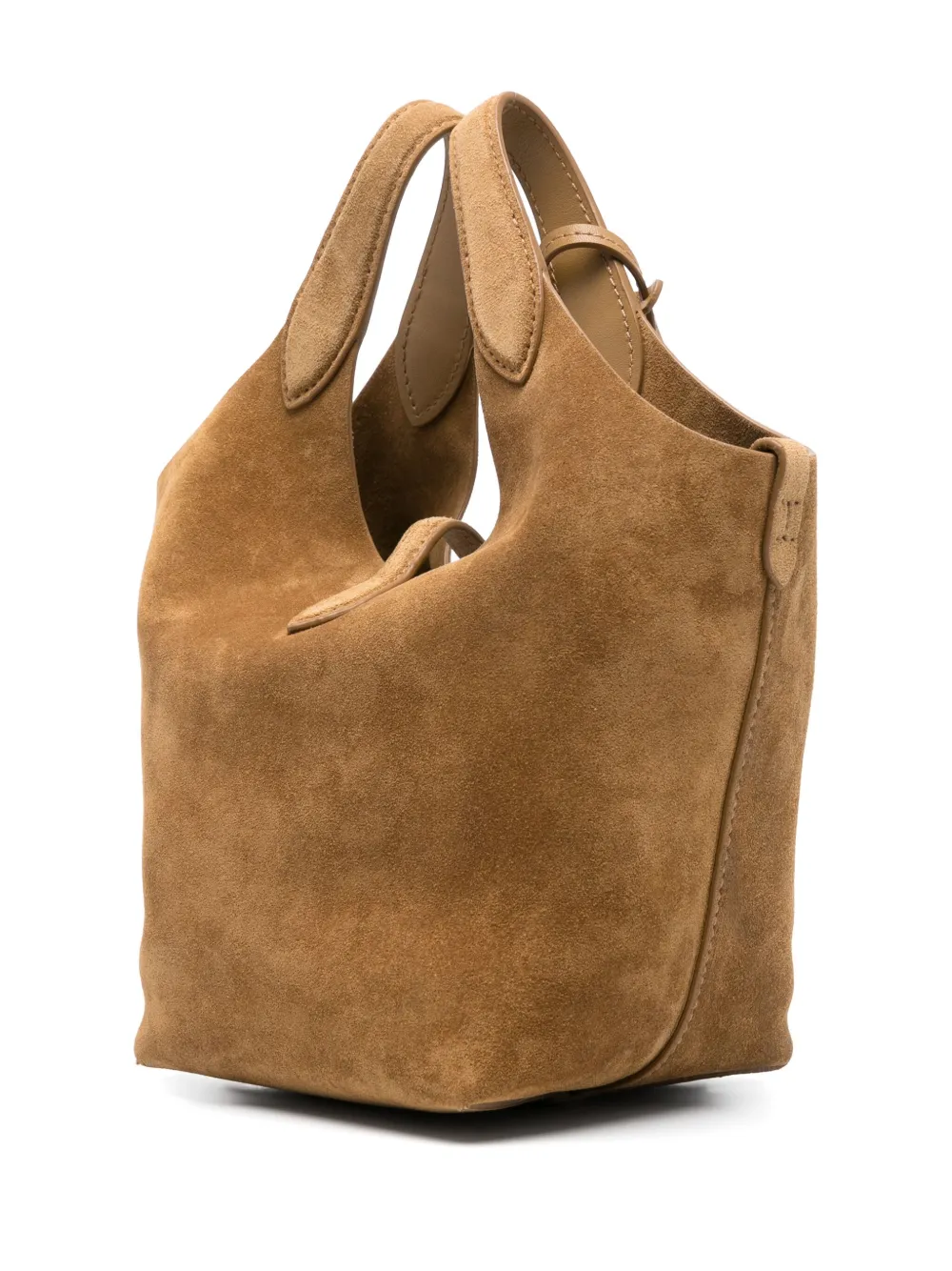 Polo Ralph Lauren Suède bucket-tas Bruin