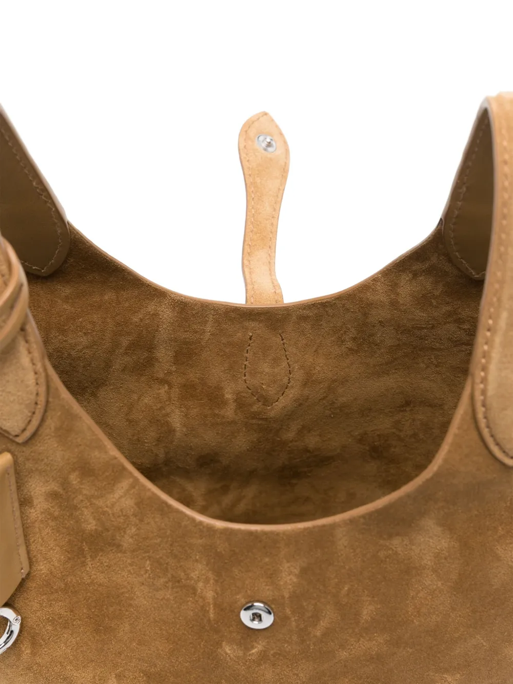 Polo Ralph Lauren Suède bucket-tas Bruin