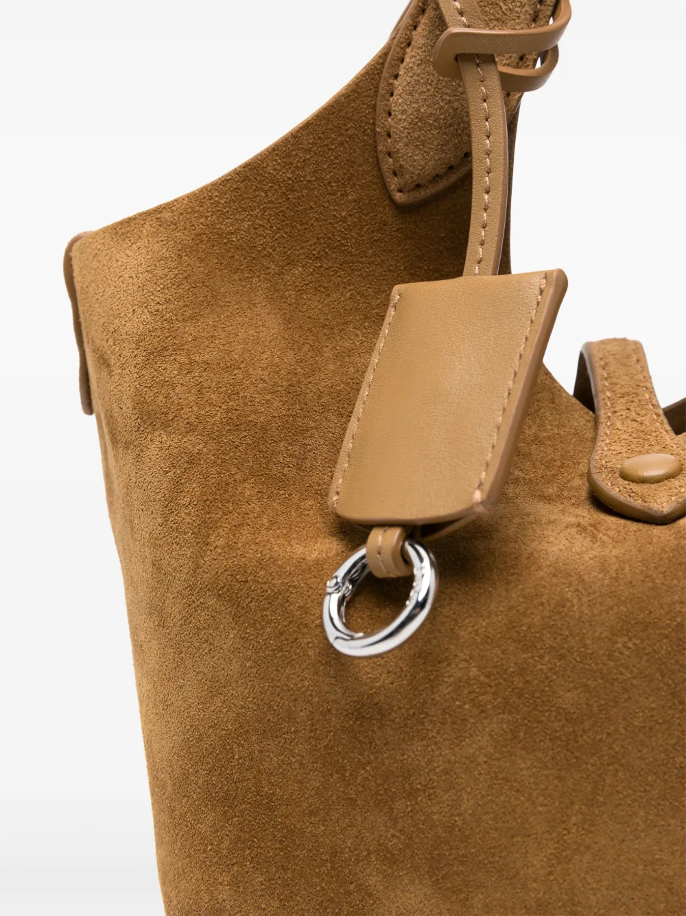 Polo Ralph Lauren Suède bucket-tas Bruin