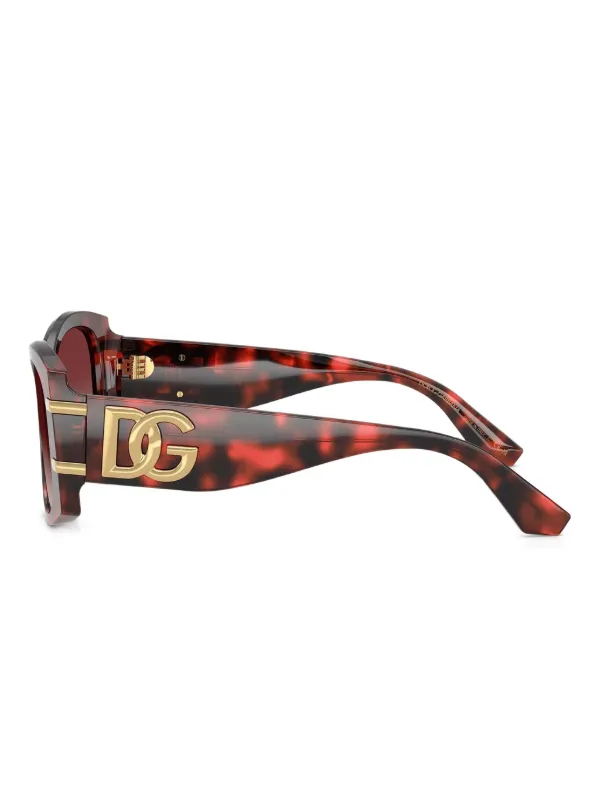 Dolce & Gabbana Eyewear logo-plaque Geometric Sunglasses  display picture 1