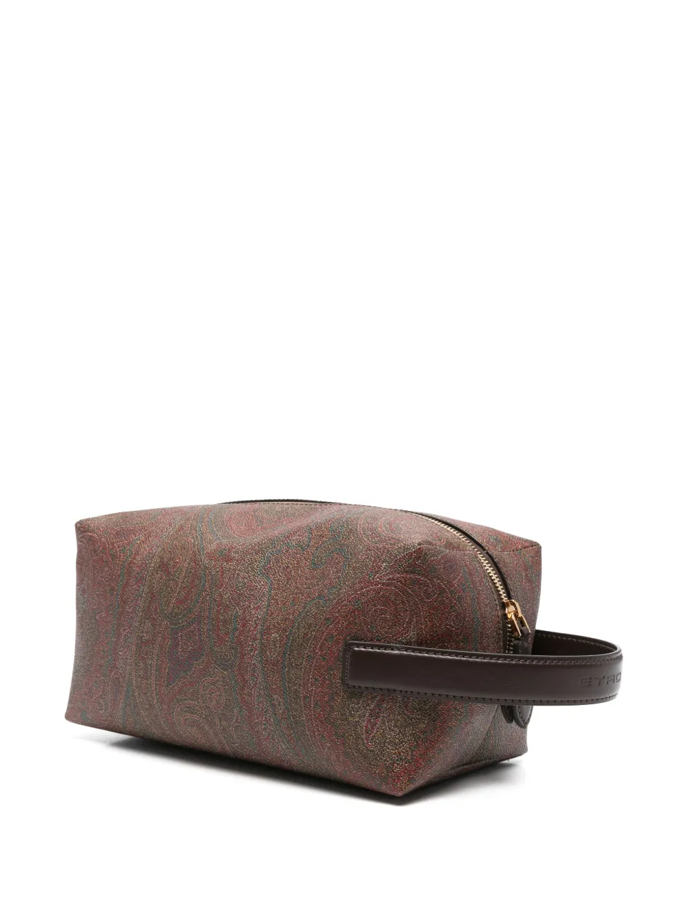 ETRO embroidered-logo wash bag - Bruin