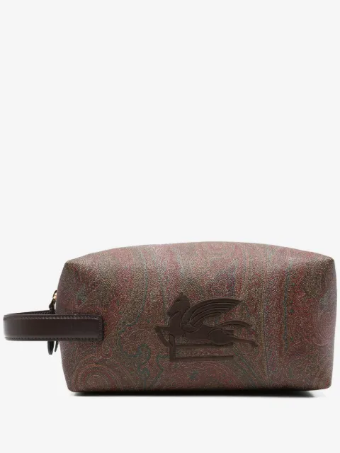 ETRO embroidered-logo wash bag