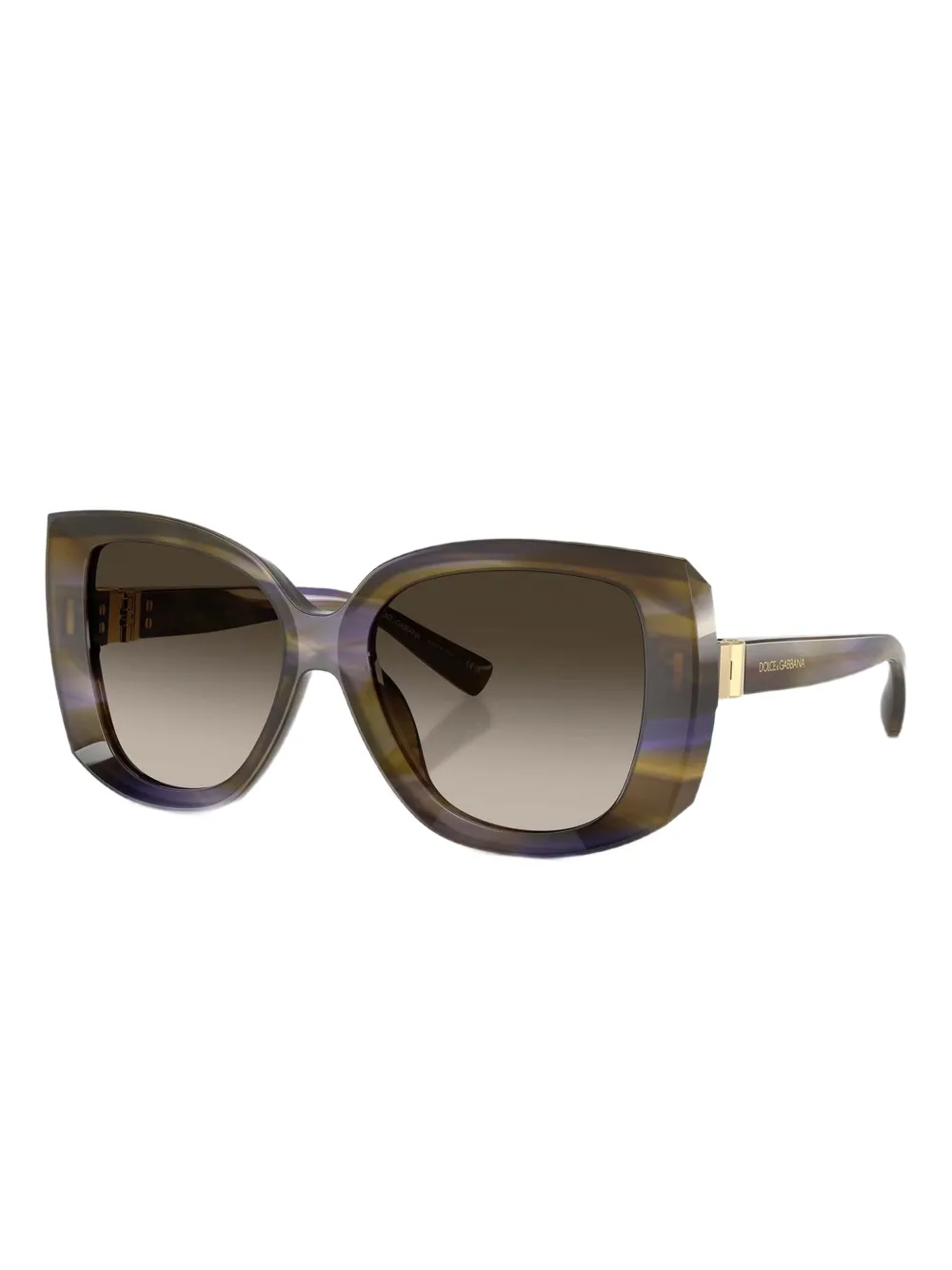Dolce & Gabbana Eyewear Zonnebril met geometrisch montuur - Groen