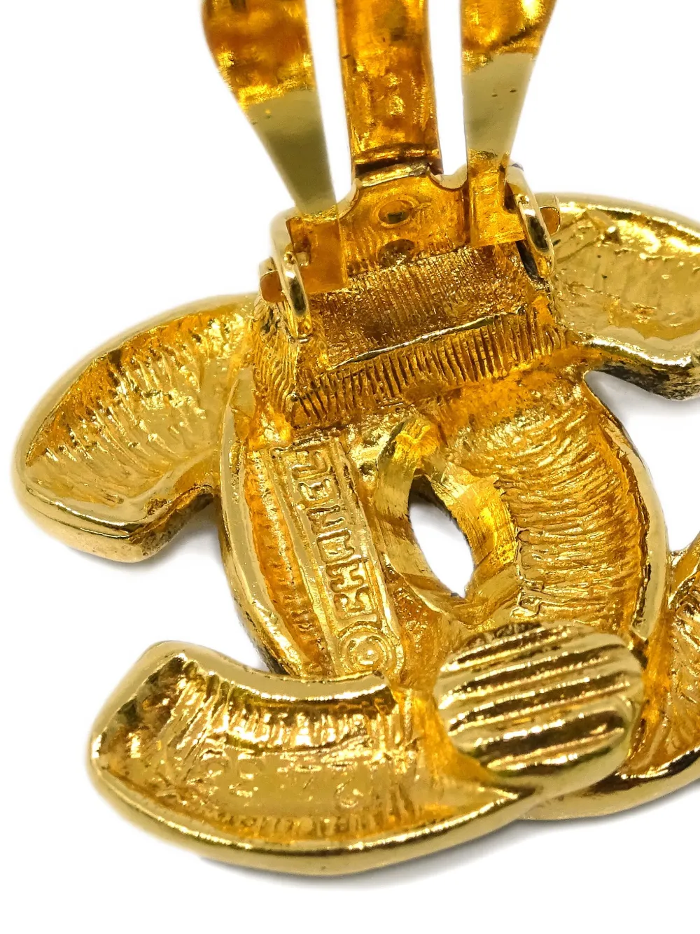 Pre-owned Chanel 1990-2000s Cc Clip-on Earrings