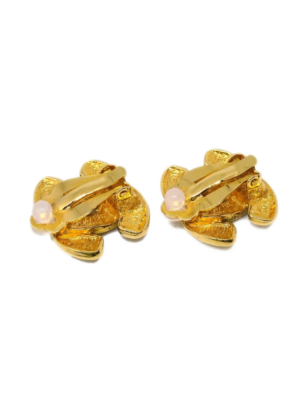 Pre-owned Chanel 1990-2000s Cc Clip-on Earrings