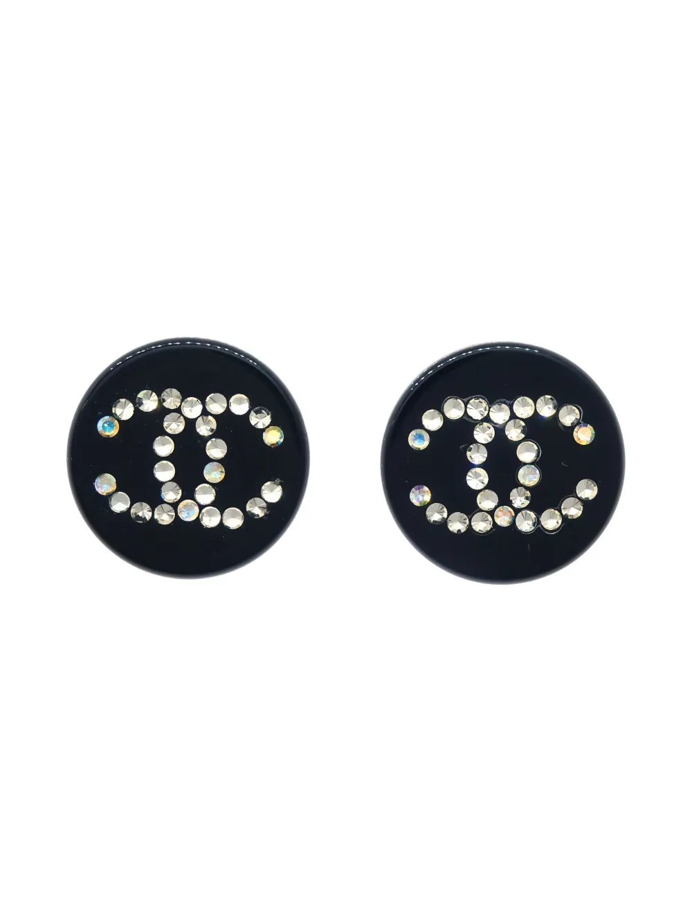 CHANEL Pre-Owned boucles d'oreilles CC à fermoir clip (2003) | argent | Image 1