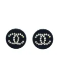 CHANEL Pre-Owned 2003 CC logo clip-on earrings - Silver