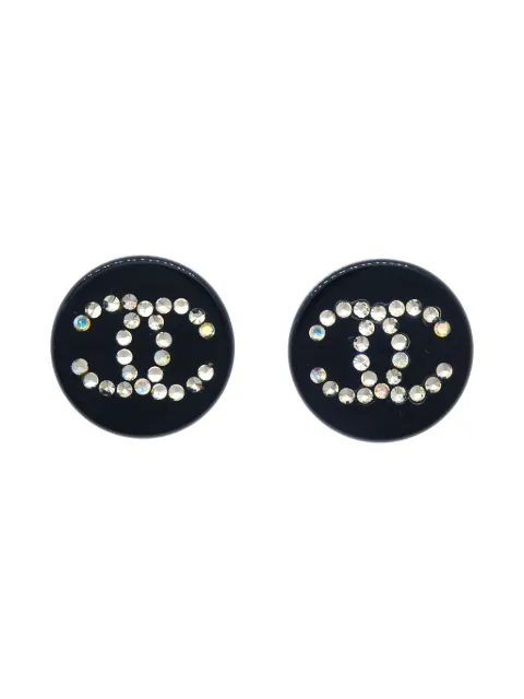 CHANEL Pre-Owned 2003 CC logo clip-on earrings