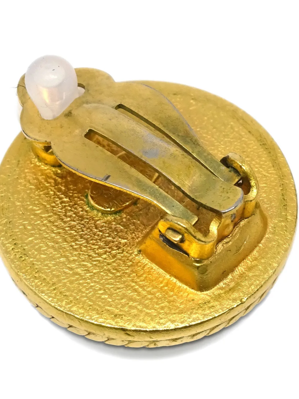 Pre-owned Chanel 1996 Cc Clip-on Earrings