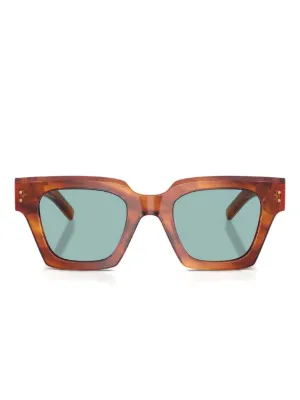 Dolce & Gabbana Eyewear トータスシェル スクエアサングラス