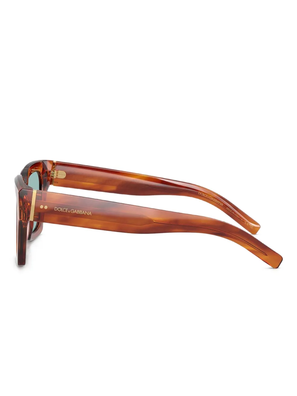 Dolce & Gabbana Eyewear Zonnebril met vierkant montuur Bruin