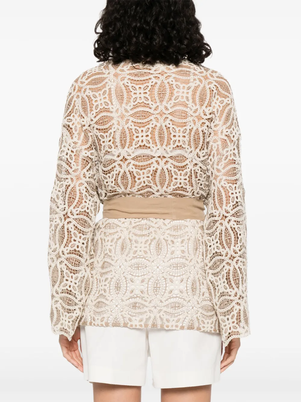 MOUTAKI FLORAL-EMBROIDERED CARDIGAN 