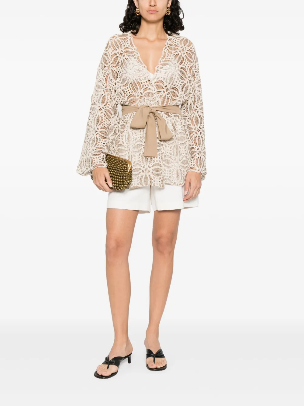 MOUTAKI FLORAL-EMBROIDERED CARDIGAN 