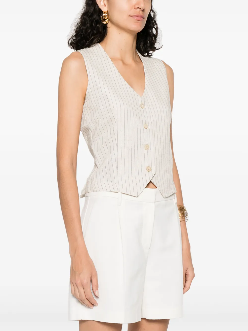 MOUTAKI STRIPED VEST