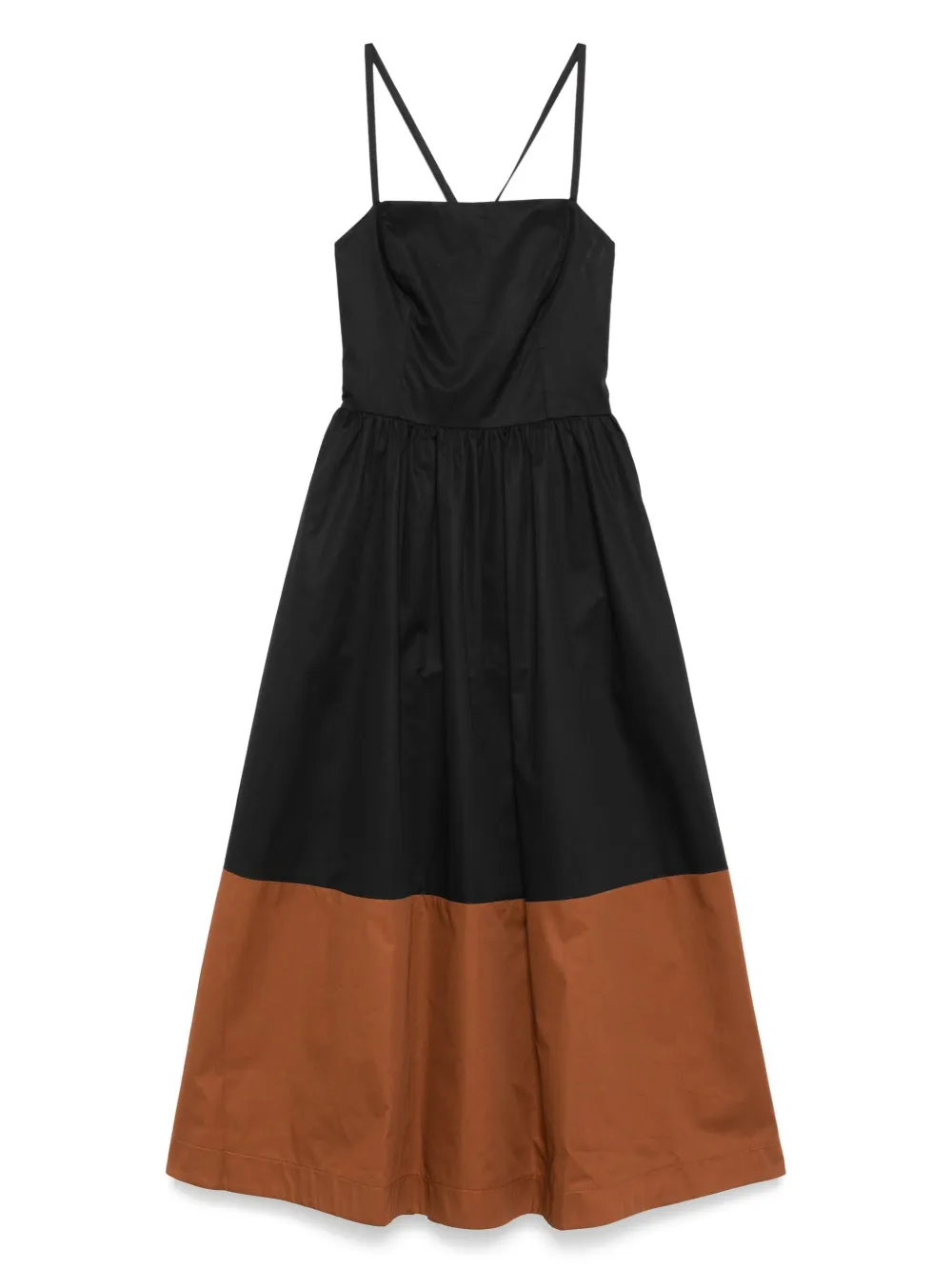 MOUTAKI POPLIN MIDI DRESS
