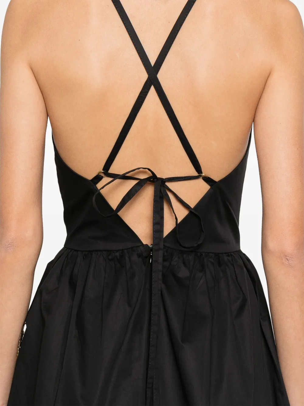 MOUTAKI POPLIN MIDI DRESS