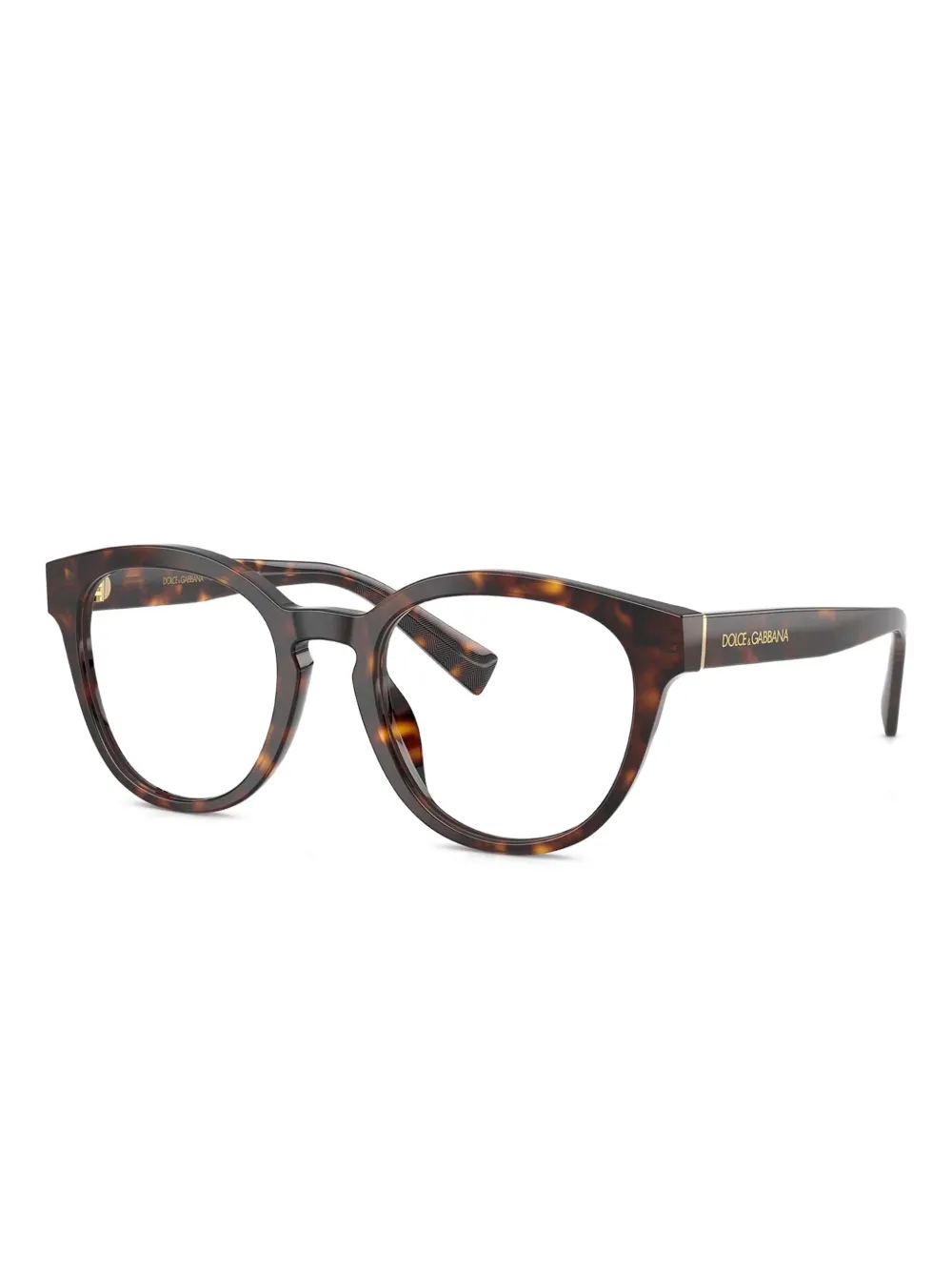 Dolce & Gabbana Eyewear havana round glasses | Image 2
