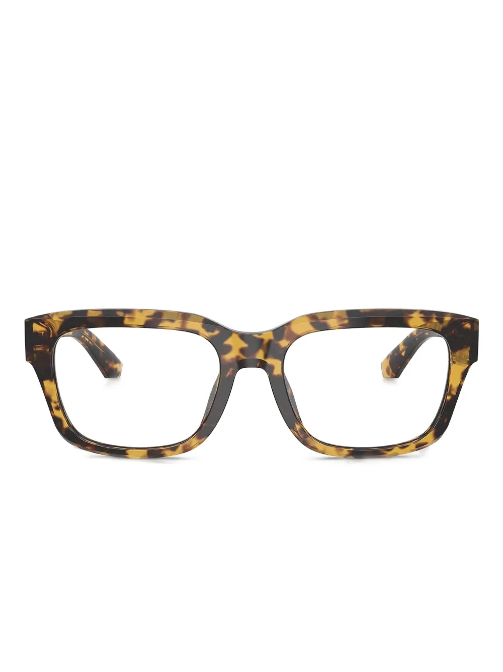 Dolce & Gabbana Eyewear Occhiali squadrati con effetto tartarugato - Giallo