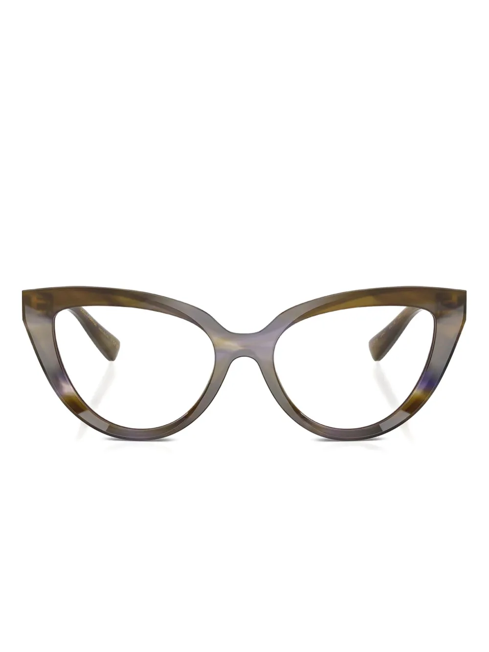 Dolce & Gabbana Eyewear - Cat-Eye Glasses - Acetate - 54 - Women's Green