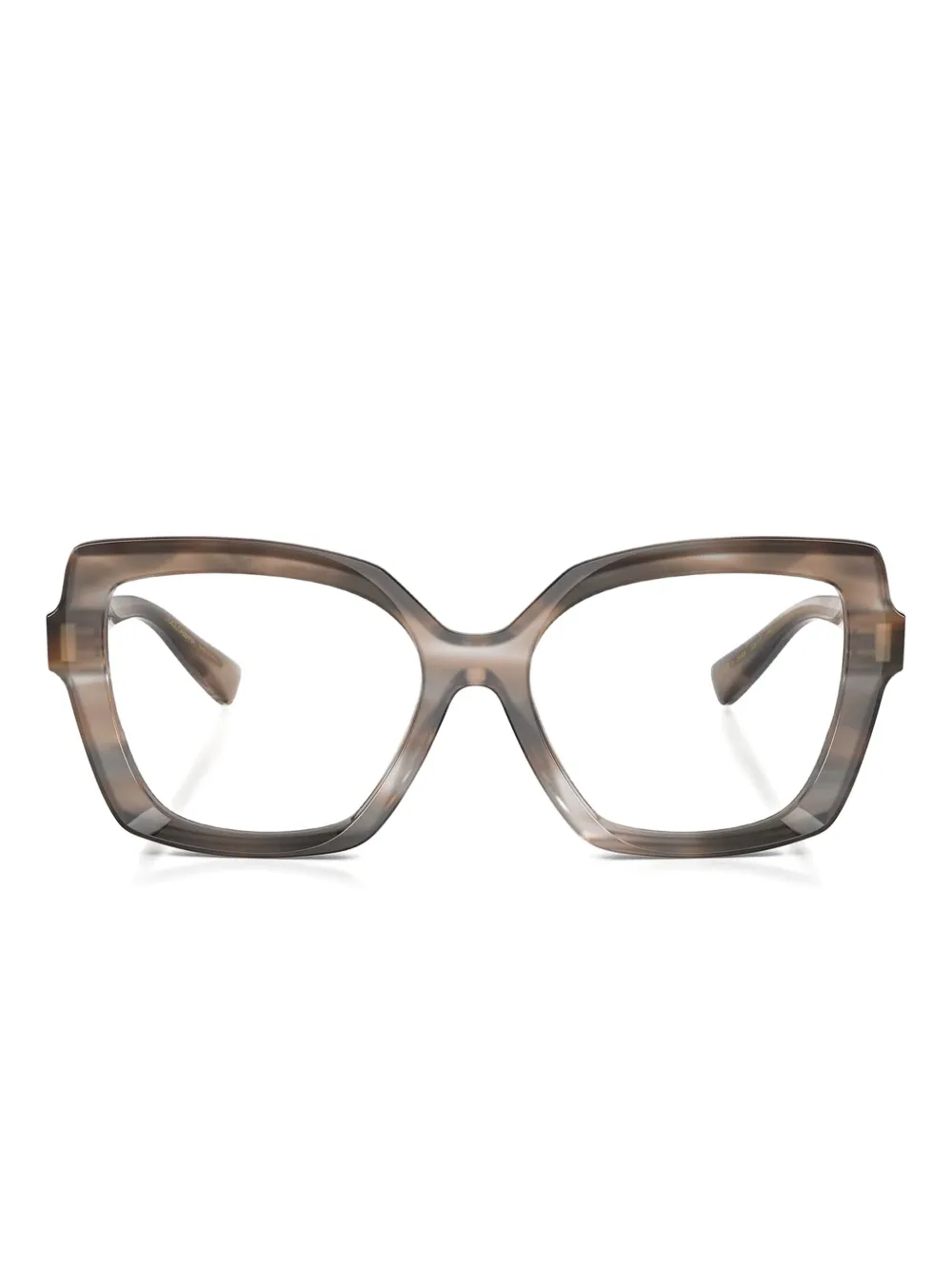 Dolce & Gabbana Eyewear Occhiali geometrici - Grigio