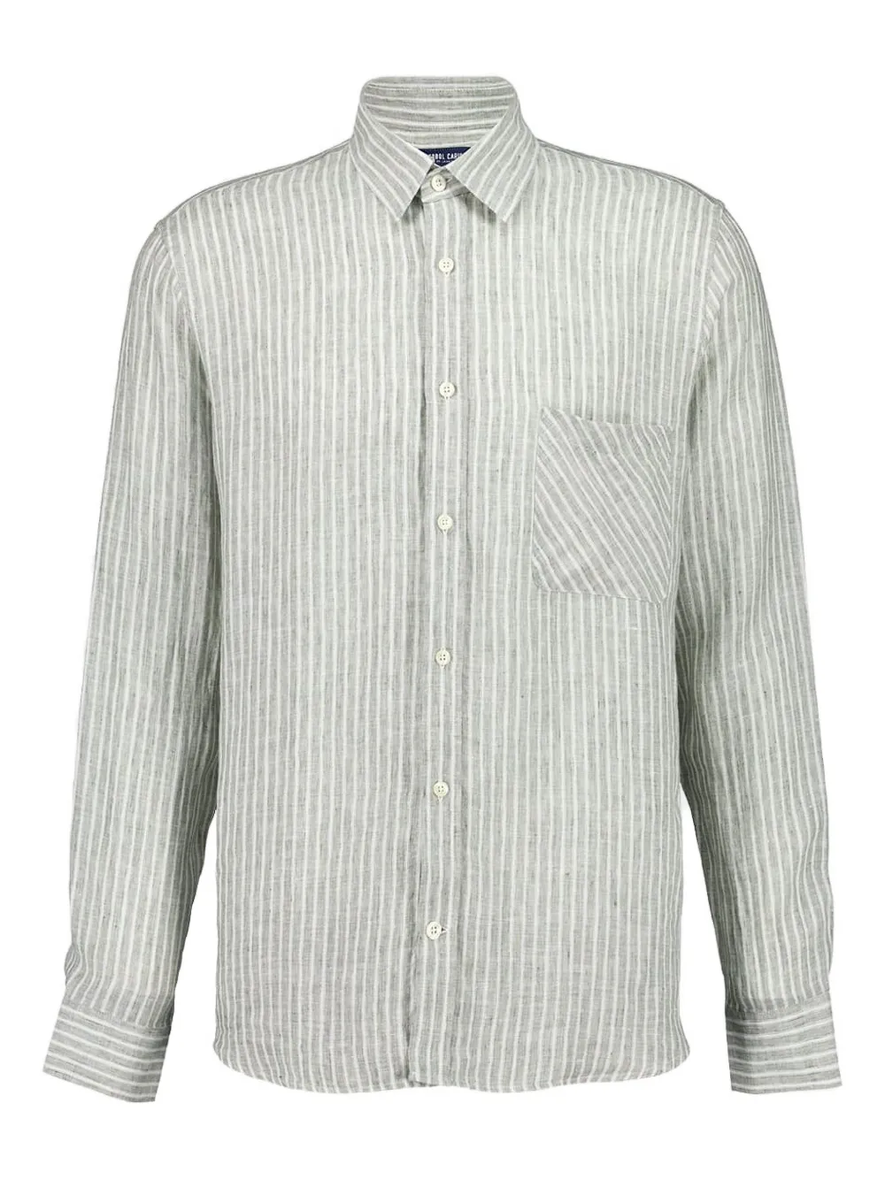 Frescobol Carioca Telles striped button-up shirt | Green | Image 1