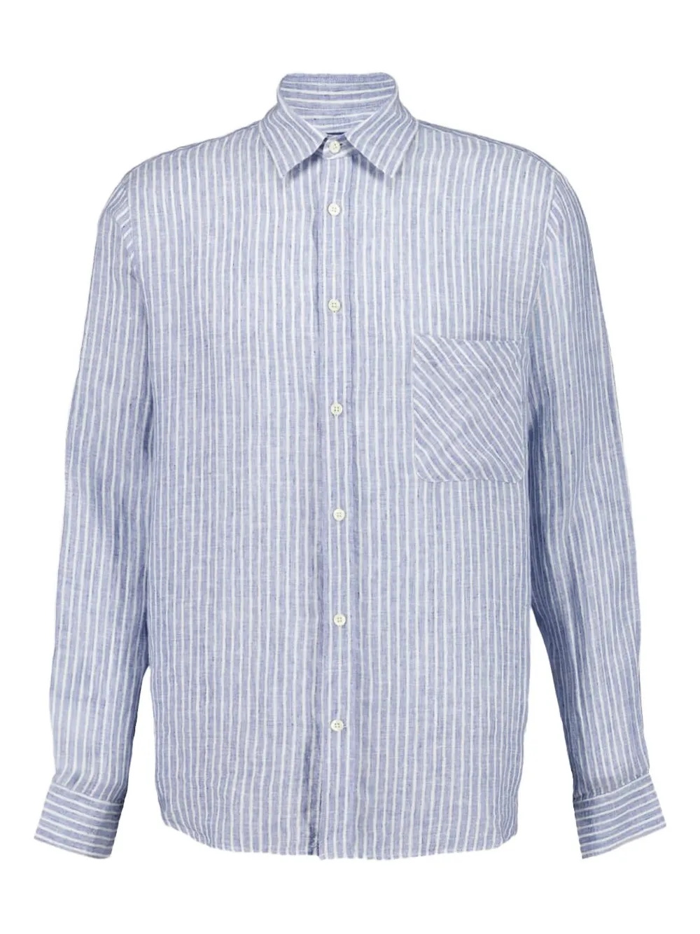 Frescobol Carioca Telles striped button-up shirt | Blue | Image 1