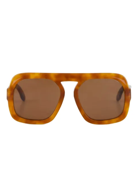 Emmanuelle Khanh 1997 tortoiseshell oversized sunglasses