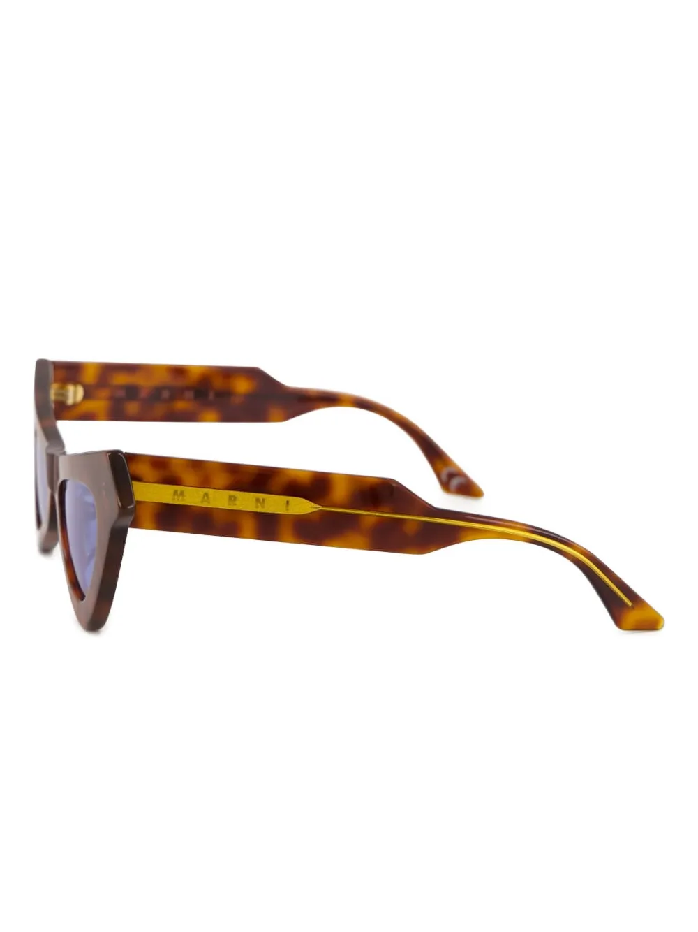 Retrosuperfuture Zonnebril met cat-eye montuur Bruin